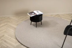 Fjôrd Vloerkleed Teddy ⌀200cm Grijs