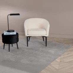 Fjôrd Vloerkleed Ulla Wol Polyester Lichtgrijs 250x350cm