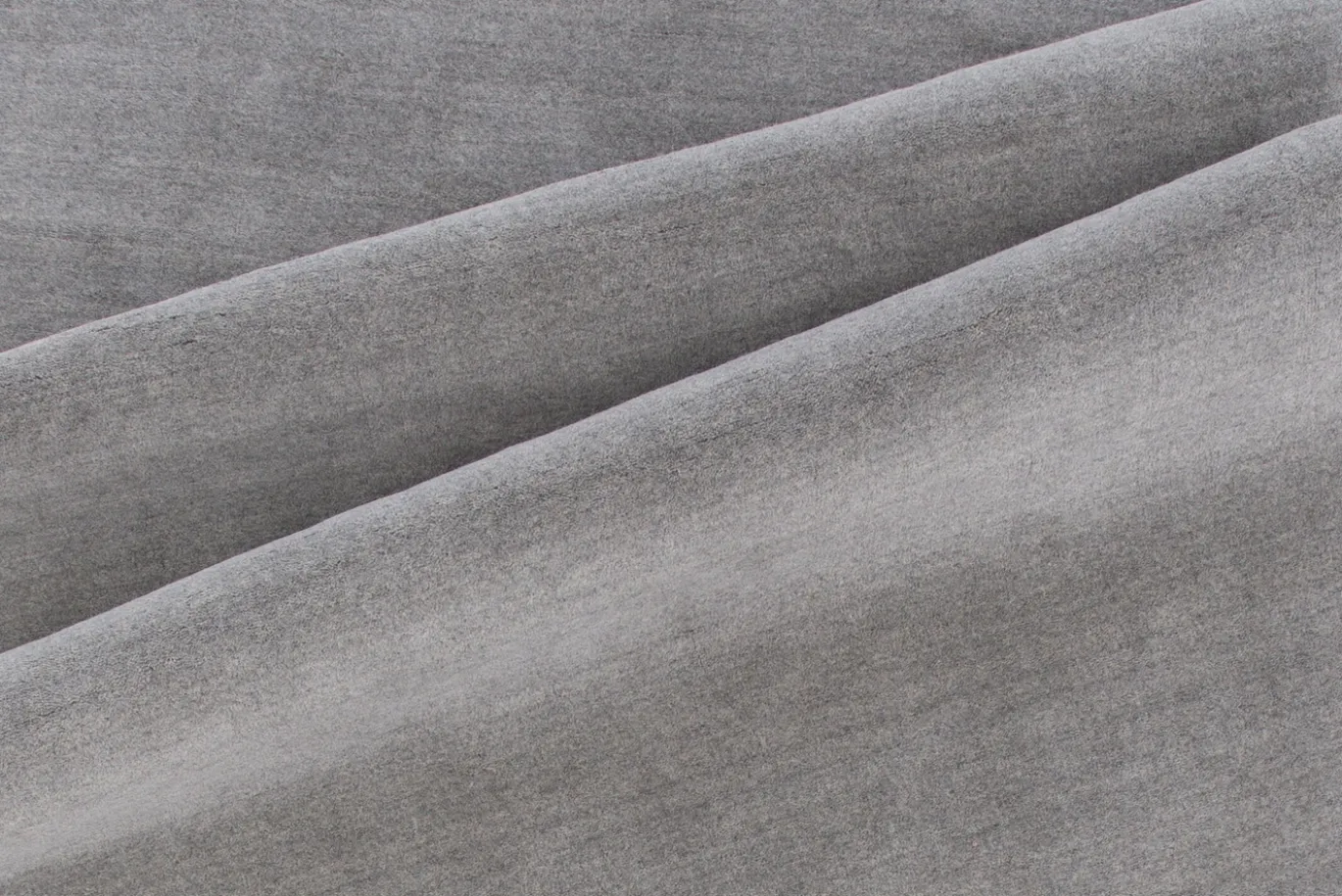 Fjôrd Vloerkleed Ulla Wol Polyester Lichtgrijs 250x350cm