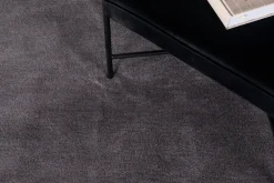 Fjôrd Vloerkleed Undra Ø200cm Donkergrijs
