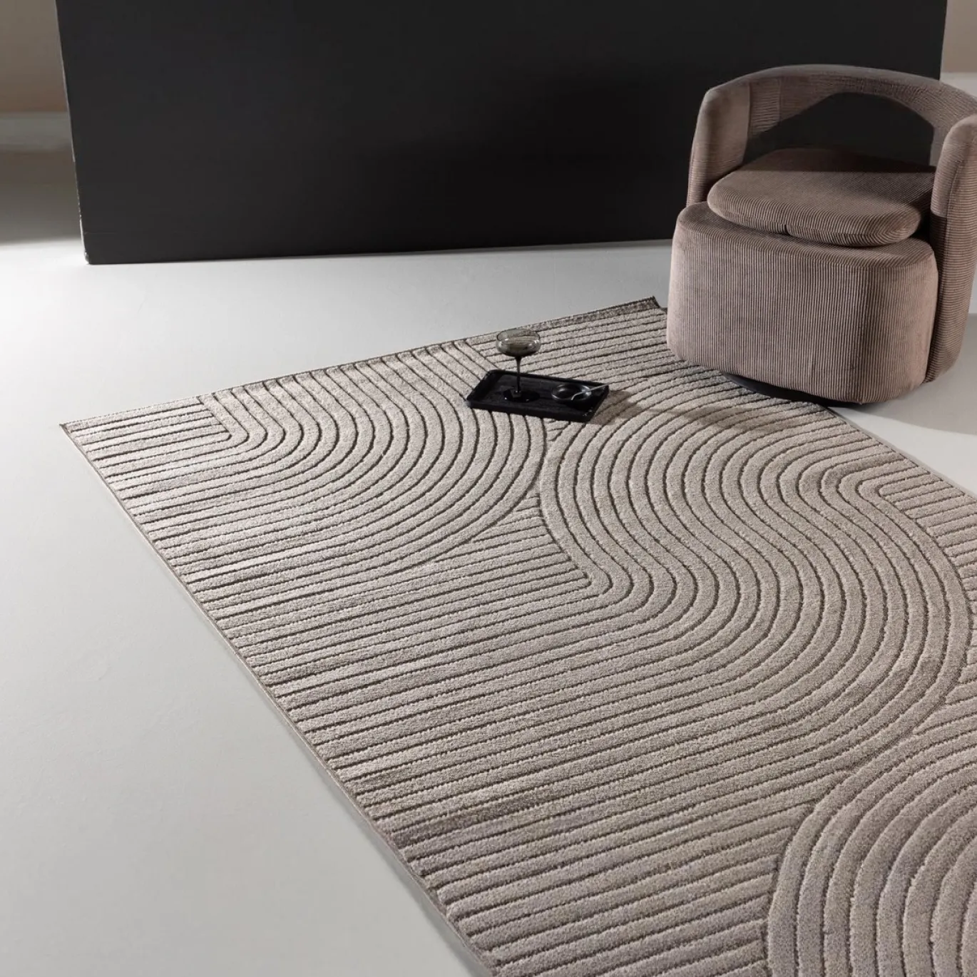 Fjôrd Vloerkleed Vince 340x240cm Bruin