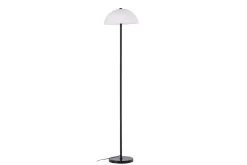 Fjôrd Vloerlamp Ferrand Zwart/Wit Glas