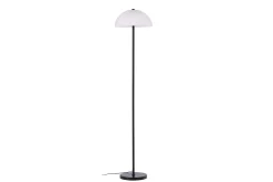 Fjôrd Vloerlamp Ferrand Zwart/Wit Glas