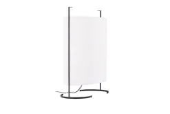 Fjôrd Vloerlamp Rennes Floor Zwart/Wit Linnen 80x59cm