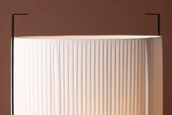 Fjôrd Vloerlamp Rennes Floor Zwart/Wit Linnen 80x59cm