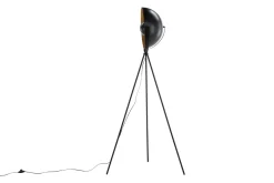 Fjôrd Vloerlamp Search Zwart Brass