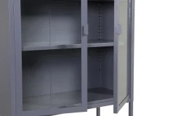Fjôrd Wandkast Misha Grijs 75x35x150cm