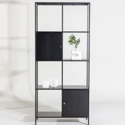 Fjôrd Wandkast Porto Zwart