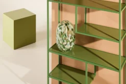 Fjôrd Wandkast Staal Groen