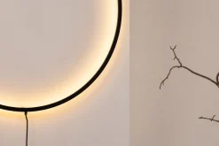 Fjôrd Wandlamp Sörmjöle x Josefin Lustig Mat Zwart