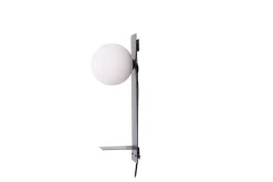 Fjôrd Wandlamp Troyes Zwart/Wit Glas