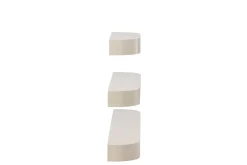 Fjôrd Wandplanken Glow Set van 3 Beige