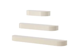 Fjôrd Wandplanken Glow Set van 3 Beige