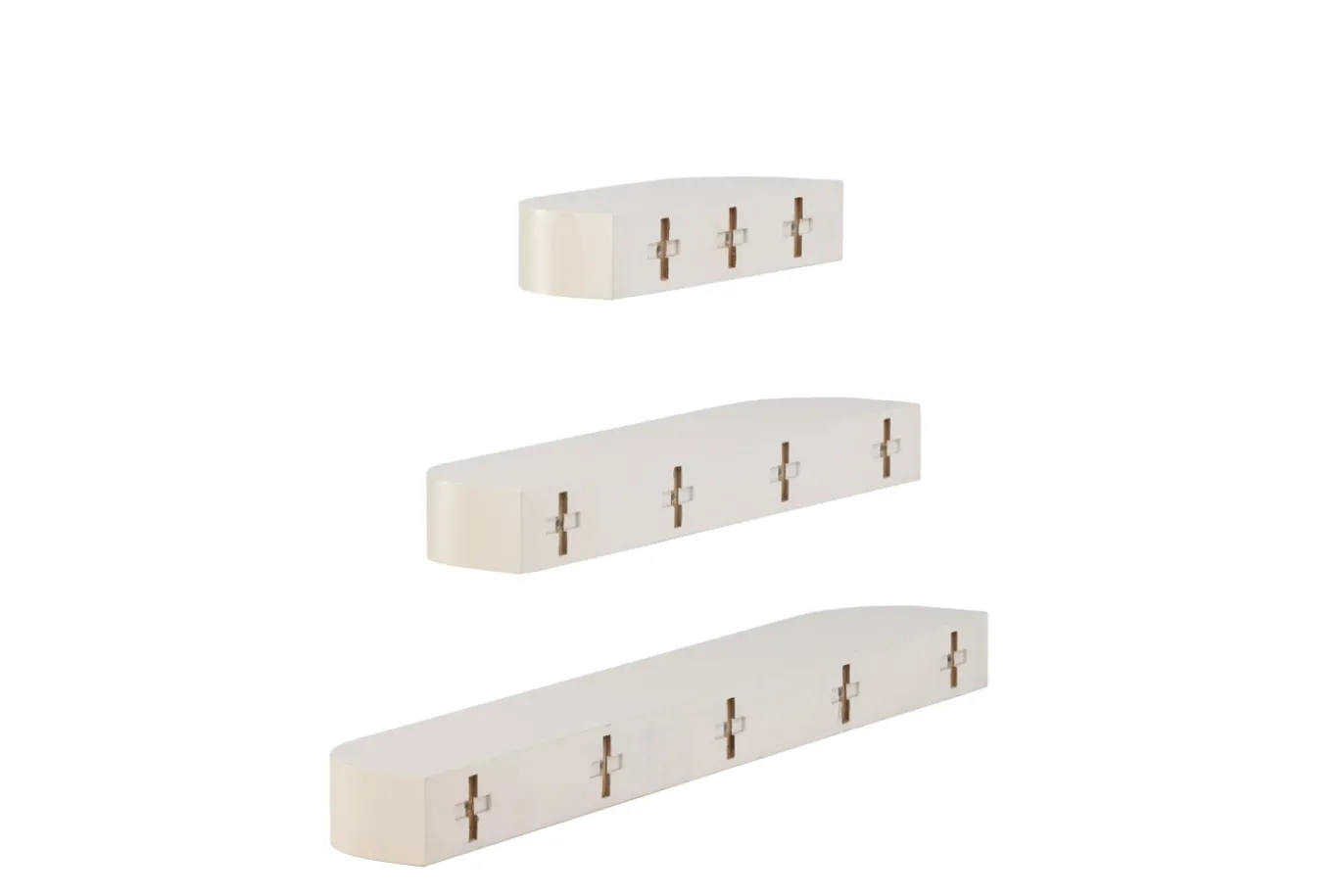 Fjôrd Wandplanken Glow Set van 3 Beige