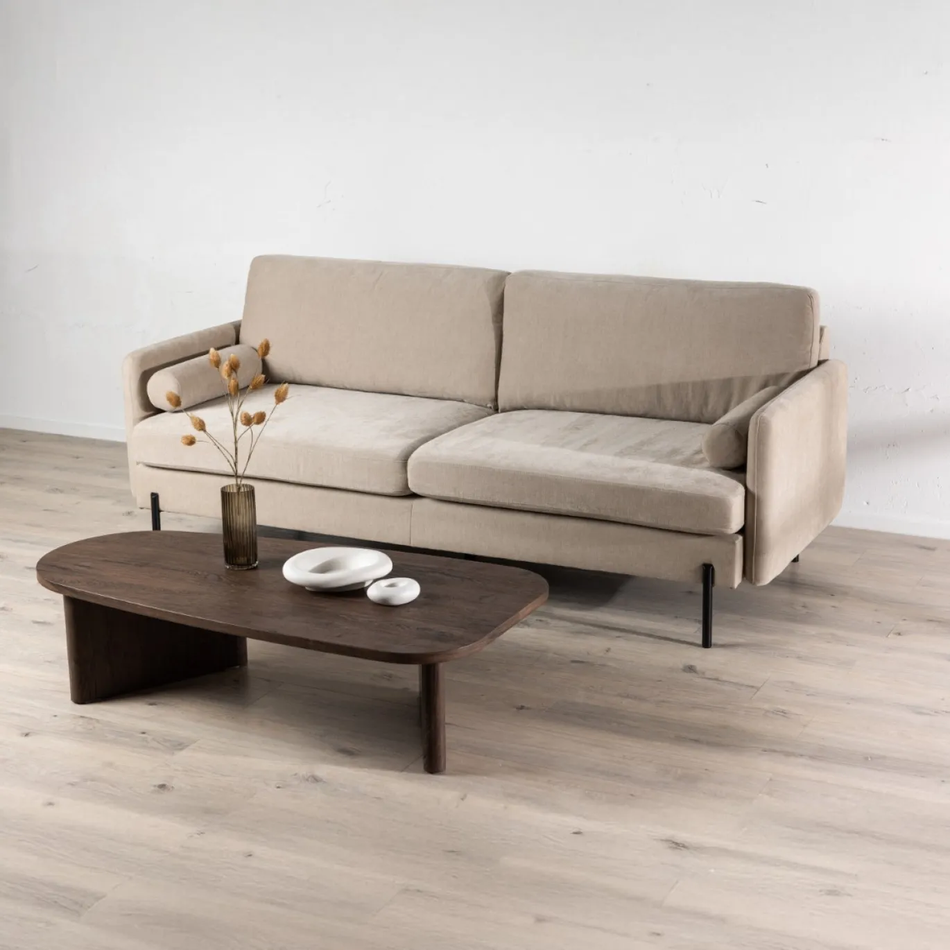 Fjôrd 3-zitsbank Antibes Stof Beige