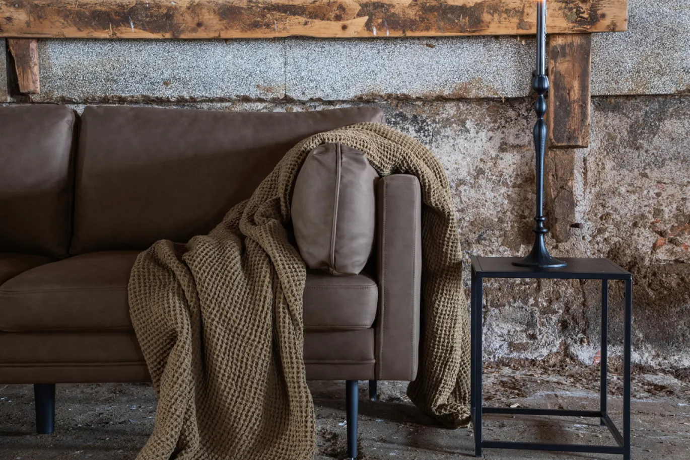 Fjôrd 3-zitsbank Boom Bruin Microfiber