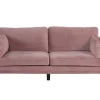 Fjôrd 3-Zits Bank Boom Velvet Dusty Roze