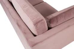 Fjôrd 3-Zits Bank Boom Velvet Dusty Roze