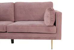 Fjôrd 3-Zits Bank Boom Velvet Dusty Roze