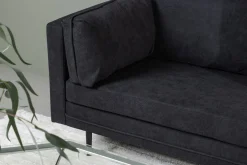 Fjôrd 3-zitsbank Boom Zwart Linnen
