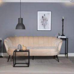 Fjôrd 3-zitsbank Calais Beige Velvet