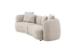 Fjôrd 3-Zitsbank Cielo Beige Bouclé