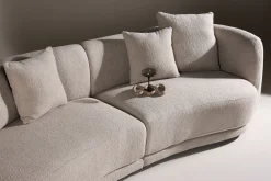 Fjôrd 3-Zitsbank Cielo Beige Bouclé