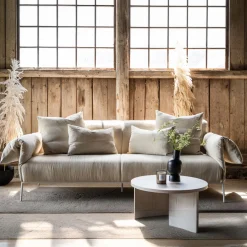 Fjôrd 3-Zitsbank Öckerö Wit/ Beige Linnen