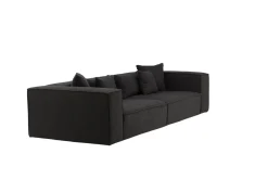 Fjôrd 3-Zitsbank Gillholmen Zwart Bouclé