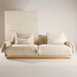 Fjôrd 3-Zits Bank Mollösund Beige Linnen