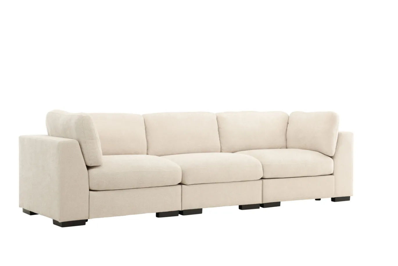Fjôrd 3-Zitsbank Salerno Beige