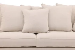 Fjôrd 3-Zitsbank Segelskären Whitewash/Beige Linnen