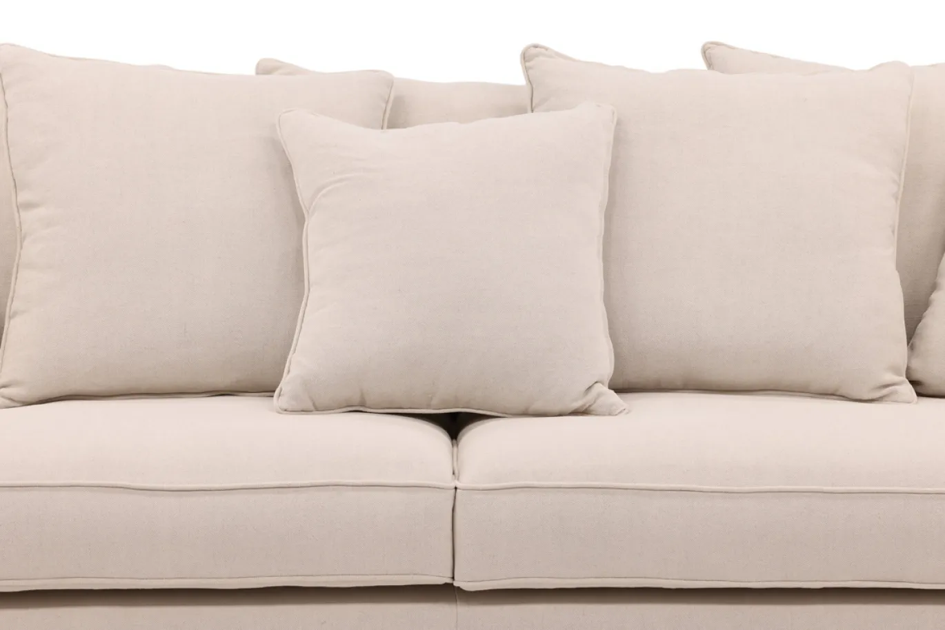 Fjôrd 3-Zitsbank Segelskären Whitewash/Beige Linnen