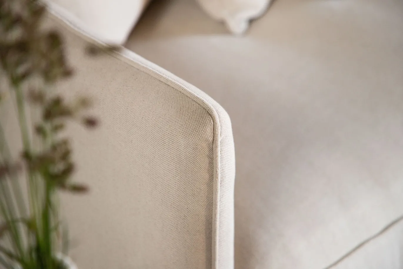 Fjôrd 3-Zitsbank Segelskären Whitewash/Beige Linnen