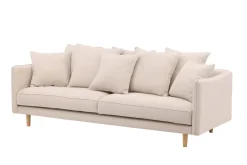 Fjôrd 3-Zitsbank Segelskären Whitewash/Beige Linnen