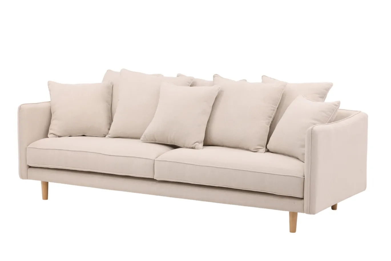 Fjôrd 3-Zitsbank Segelskären Whitewash/Beige Linnen
