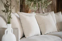 Fjôrd 3-Zitsbank Segelskären Whitewash/Beige Linnen