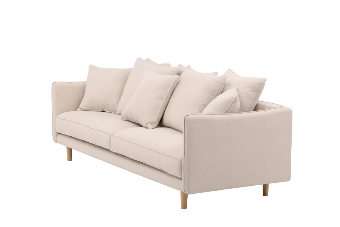 Fjôrd 3-Zitsbank Segelskären Whitewash/Beige Linnen