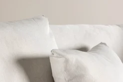 Fjôrd 3-zits Bank Sofia Zwart/Beige Linnen