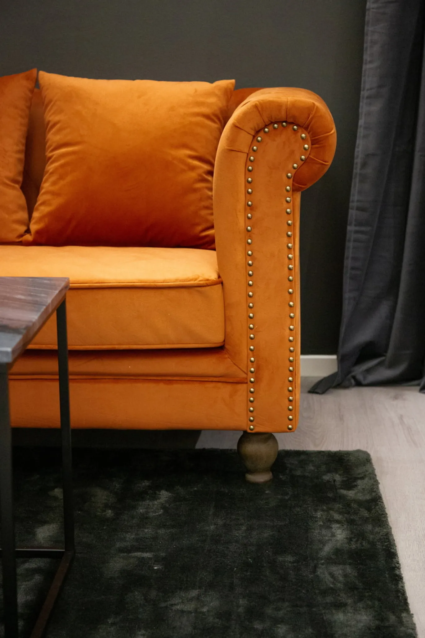Fjôrd 3-zits Bank Velvet Rusty Oranje