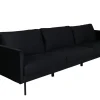 Fjôrd 3-zitsbank Zoom Zwart Velvet