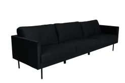 Fjôrd 3-zitsbank Zoom Zwart Velvet