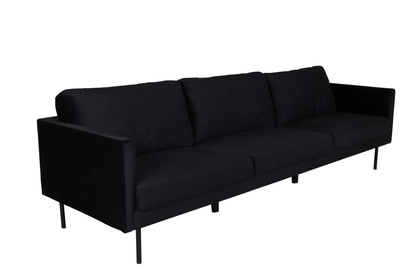 Fjôrd 3-zitsbank Zoom Zwart Velvet