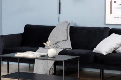 Fjôrd 3-zitsbank Zoom Zwart Velvet
