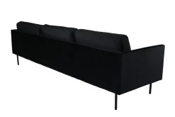 Fjôrd 3-zitsbank Zoom Zwart Velvet