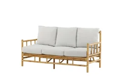 Fjôrd 3-zits Tuinbank Cane Rotan Naturel