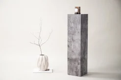 Fjôrd Zuil Ramsvik Stone Grijs 95cm