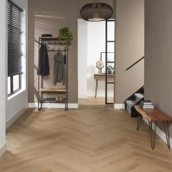 Garderobemeubel Edge Roede Acaciahout Naturel - Giga Meubel