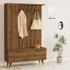 Garderobemeubel Lala Melamine Walnoot