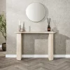 Hal/kaptafel Romano Arch Keramiek Travertin - Giga Meubel